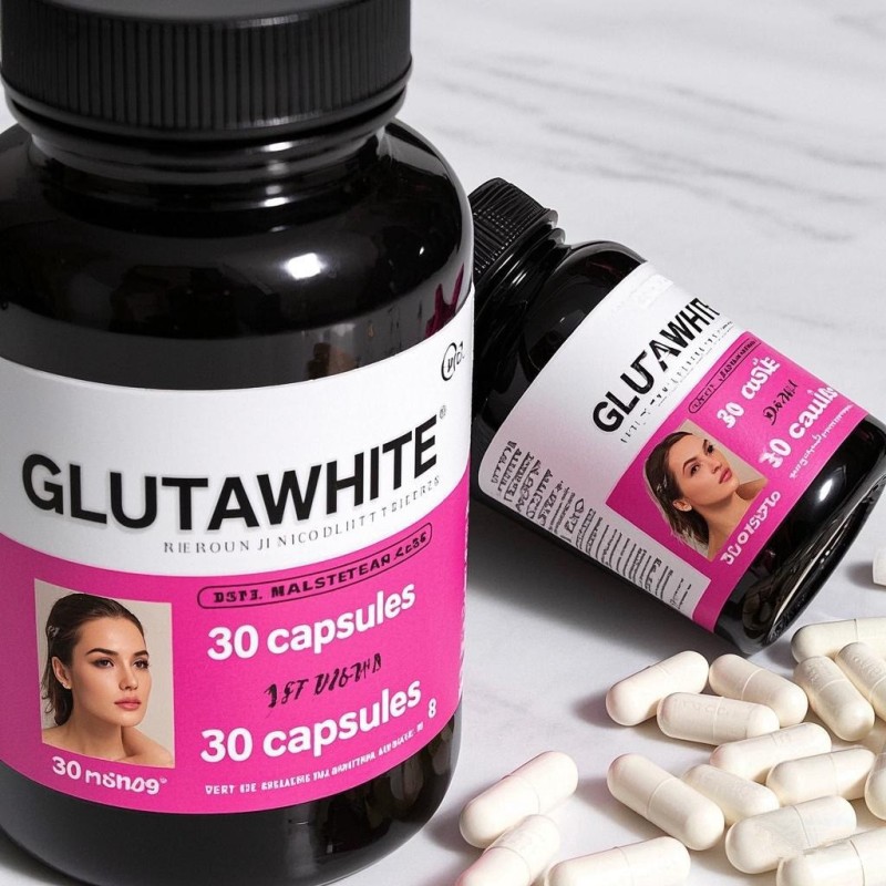 GLUTA WHITE  Capsule Effective Collagen-Based GLUTAWHITE Whitening Supplement for Adults Beauty Product Pills