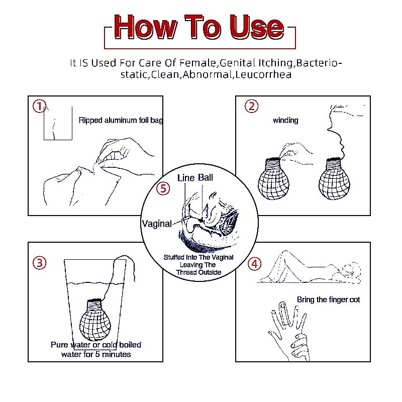 Natural Herbal Feminine Care Yoni Products Tampon Encreur Personal Care Detox Pearls Yoni Pearls