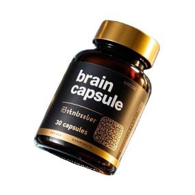 Customize Dietary Supplement Brain Capsule Supports Neurological Functions