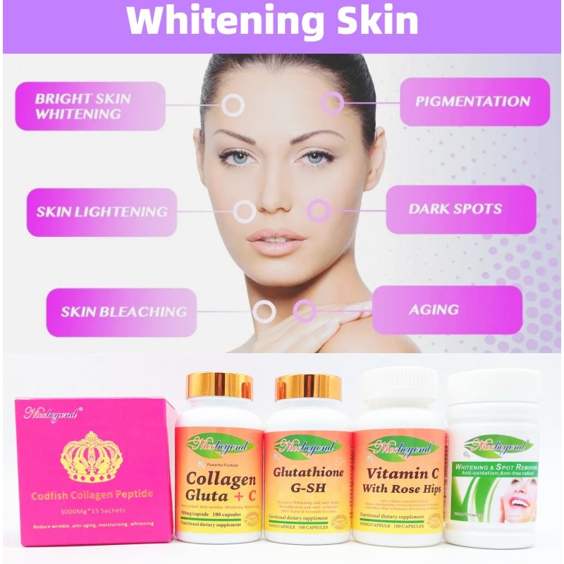 Nicebeyond Hydrolyzed Collagen Skin Whitening Pills 100 Pills