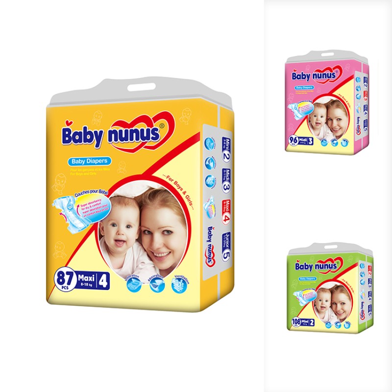 Baby Diapers Supplier - Grade B Stock Lot Low Price