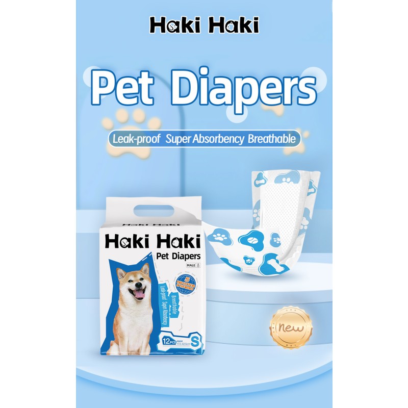 Pet Diaper Supplier - HAKI HAKI Disposable Male Dog