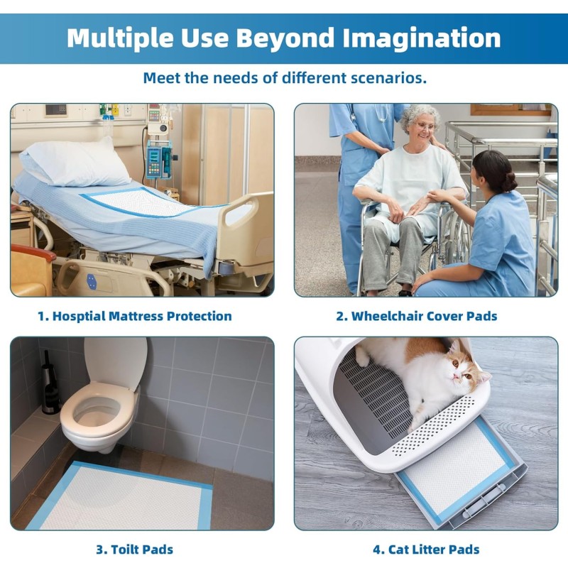 Baby Changing Pads Manufacturer - Disposable 50 Pack Absorbent