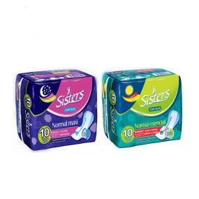 Sanitary Napkins Supplier - Sisters Ultra Thin Cotton Night