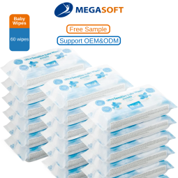 Baby Wipes Factory - Hypoallergenic Organic Bulk 60 Count