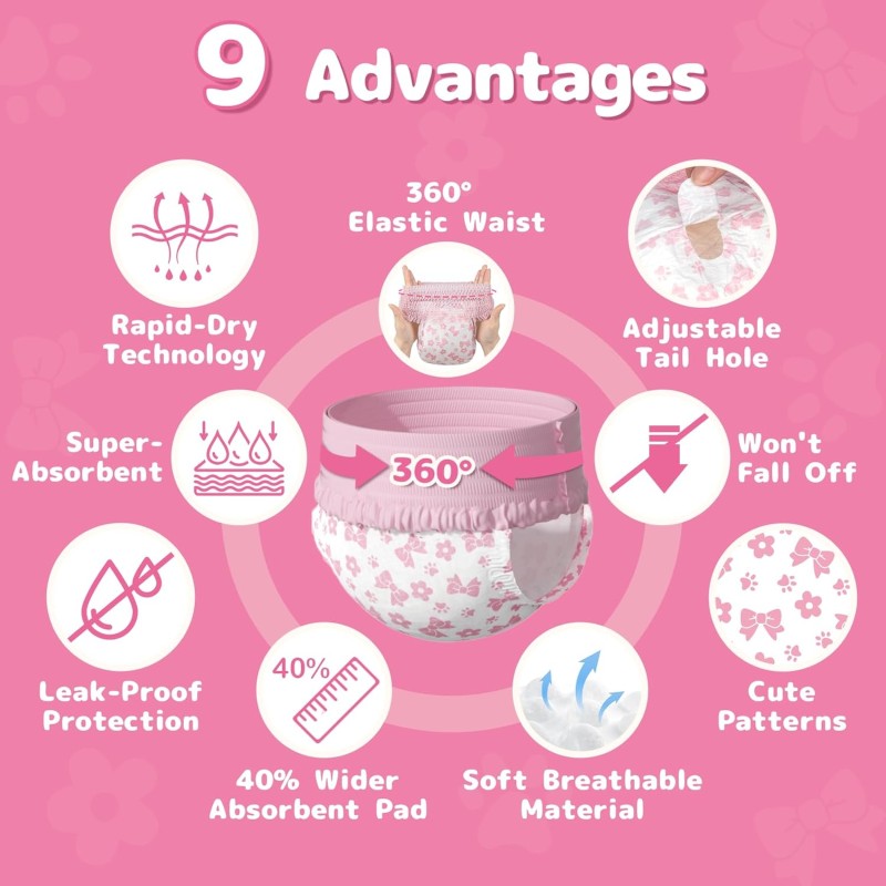 Puppy Training Pants Factory - Disposable Super Absorbent