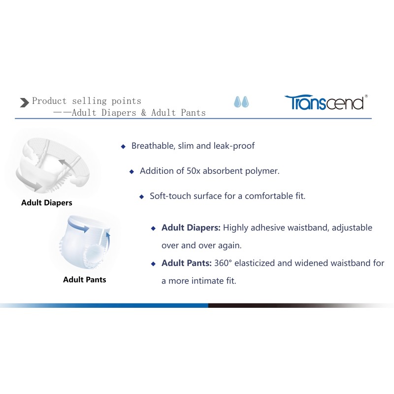 Adult Pull Up Pants Factory - Megasoft Transcend L XL Myanmar