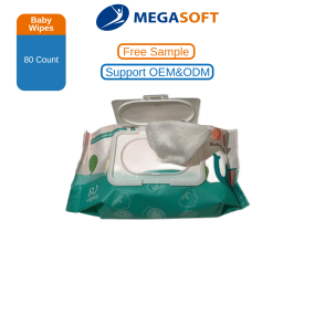 Baby Wet Wipes Supplier - Portable Travel Pack 80pcs Soft