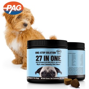 Private Brand Immunity Digestion Joint and Heart Health Support Dog Vitamin Soft Chews Dog Multivitamins Supplement