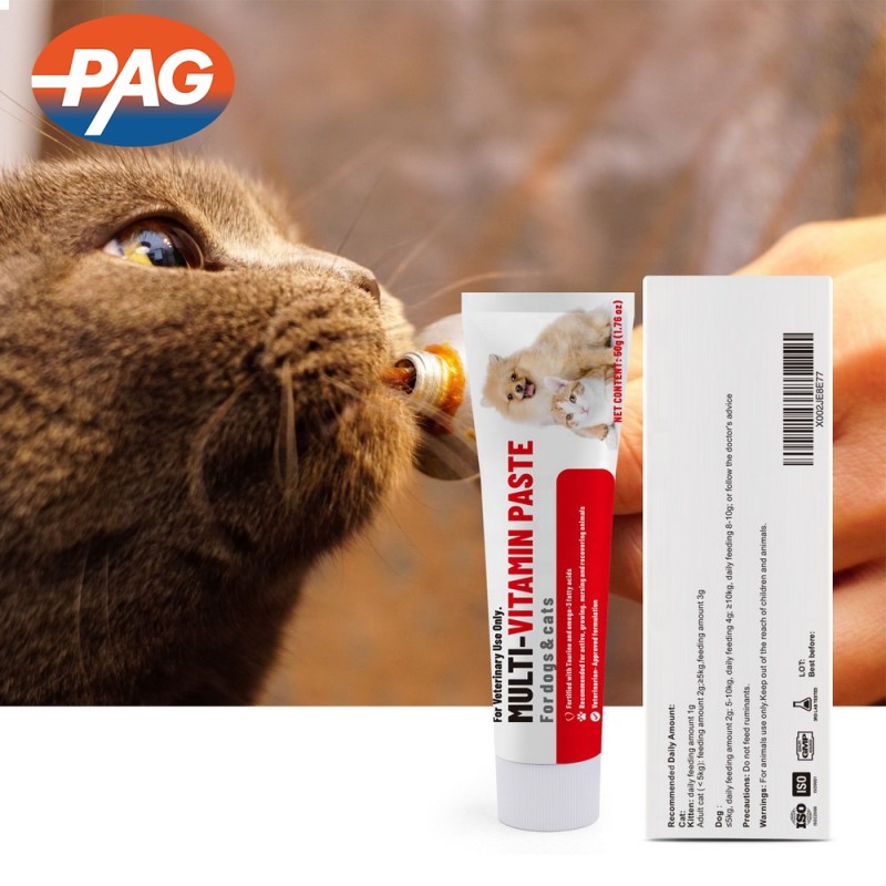 Dog Vitamin Multivitamin Nutrition Paste Multivitamin Paw Gel Pet Health Care Supplements Products Cat Paste for Cats and Dogs