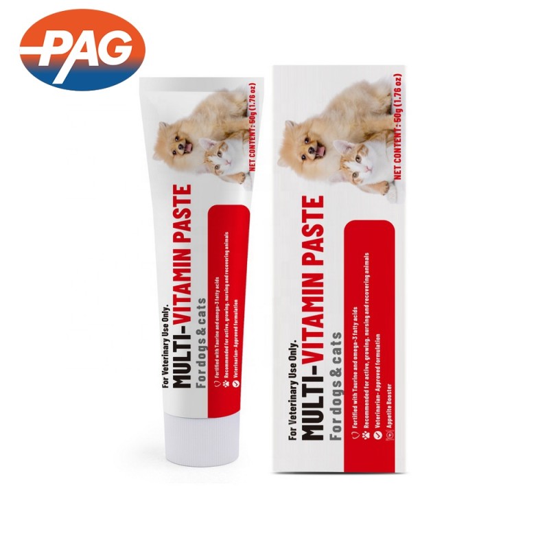 Dog Vitamin Multivitamin Nutrition Paste Multivitamin Paw Gel Pet Health Care Supplements Products Cat Paste for Cats and Dogs