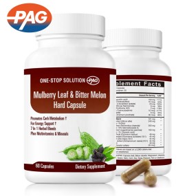 Herbal Supplement 7 in 1 Herbal Blends Multivitamins Supplement Mulberry Leaf  Bitter Melon Herbal Capsules