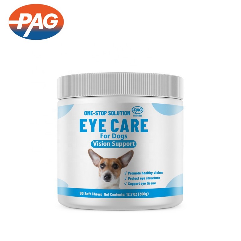 Dog Vitamin Enriched With Salmon Oil Eye Protection Cat & Dog Senior Pet Supplement Eye Health Dog Treats