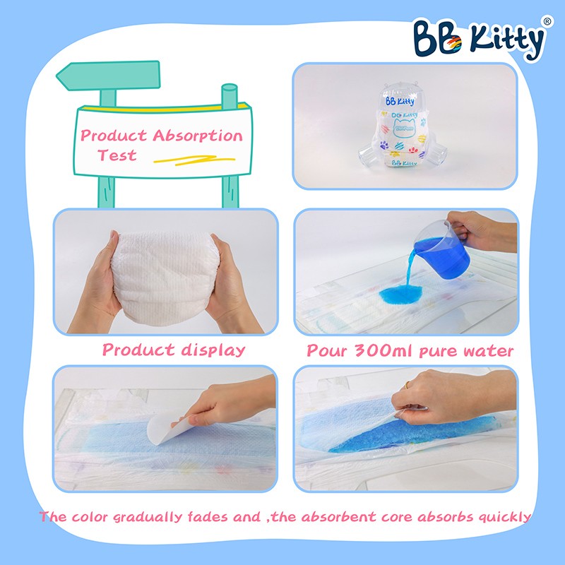 Baby Diaper Supplier - BB Kitty Children Low MOQ Grade A