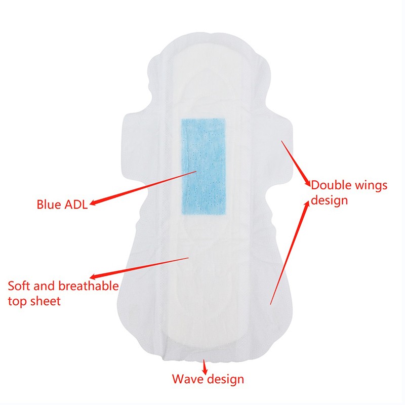 Sanitary Pads Supplier - Lady Kitty ODM Blue ADL