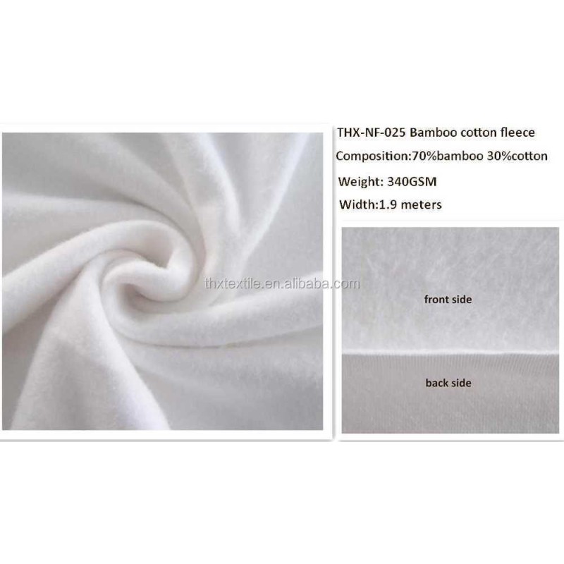 Fabric Supplier - Bamboo Cotton Fleece Eco-Friendly