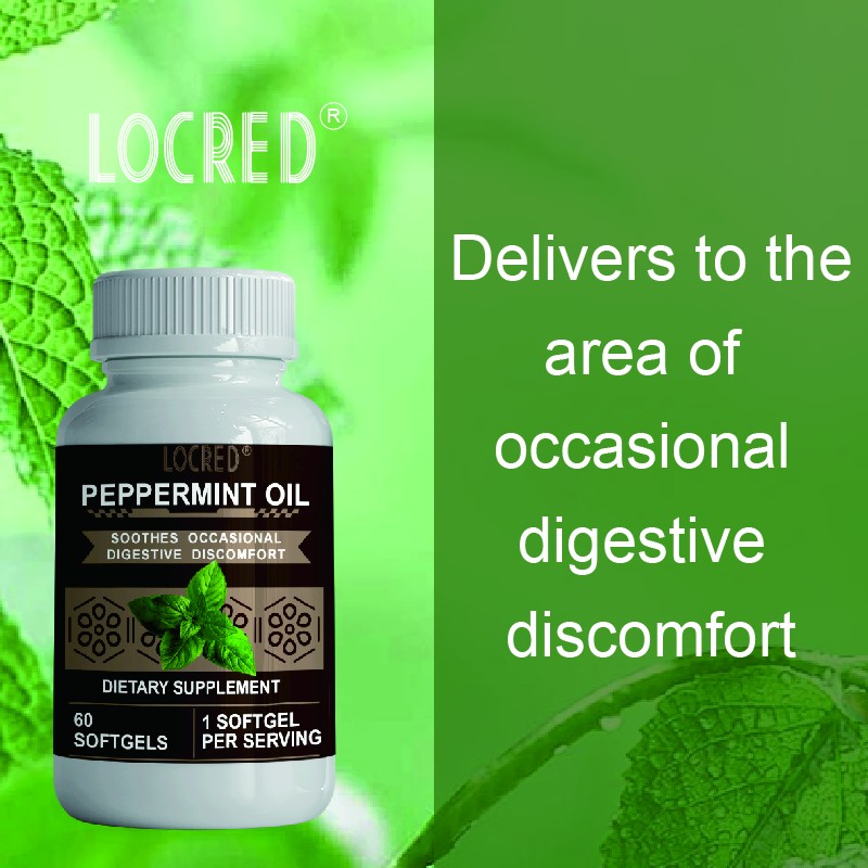 100% Natural Rapid Absorption Peppermint Oil Softgel for Adult Hair Care Face Skin Care Aromatherapy Scalp Body Massage Soap