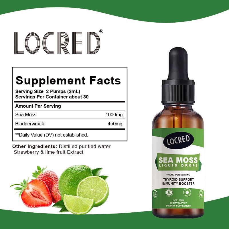 Factory Direct Sea Moss Oral Liquid Drops Adult Joint and Immune Support Supplement with Multiple Benefits