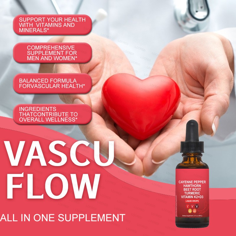 High Quality Oral Liquid Supplement Cayenne Pepper and Beet Root Drops Supports Digestion and Circulatory Health for Adults