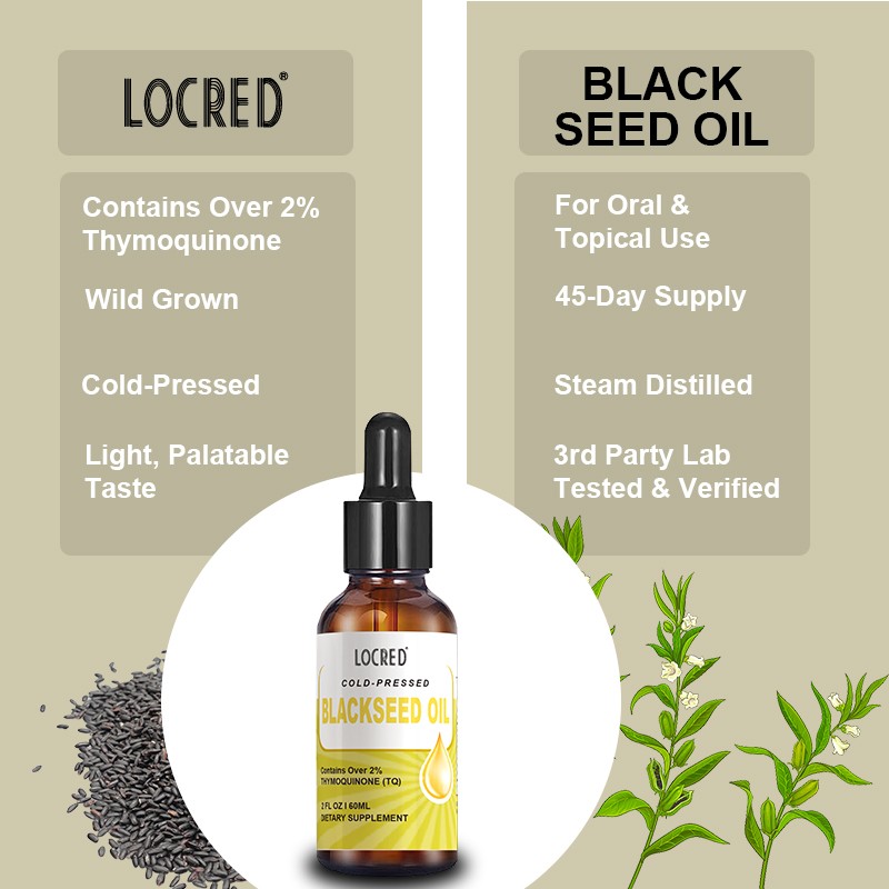 OEM Private Label Black Seed Oil Drops Immune Boost Liquid Supplement Plant Extract