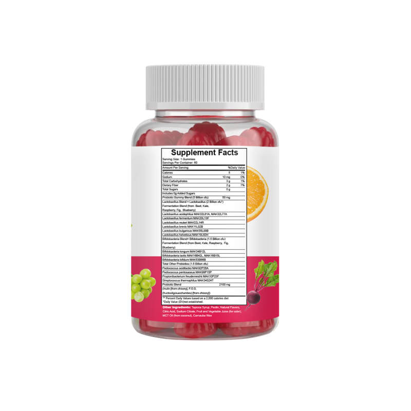 OEM Highly Effective Probiotic Gummies for Children and Adults Maintaining Intestinal Immune Balance Promoting Immune Health Supplements