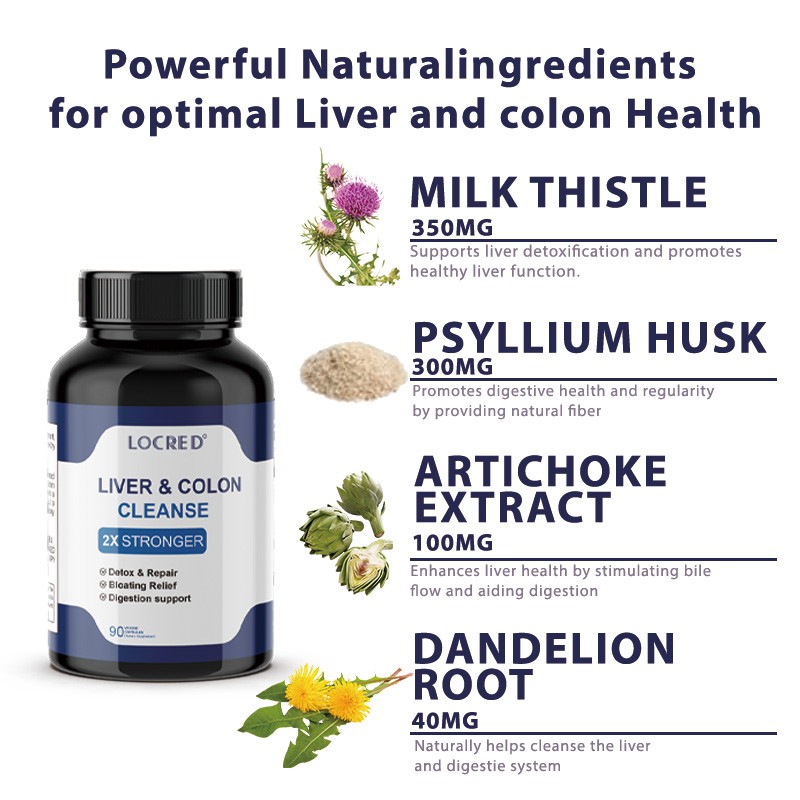 Hot Selling Advanced Non-GMO Colon Cleanse for Adults Gut Detox with Multiple Benefits for Men Women Safe for Pregnant Women