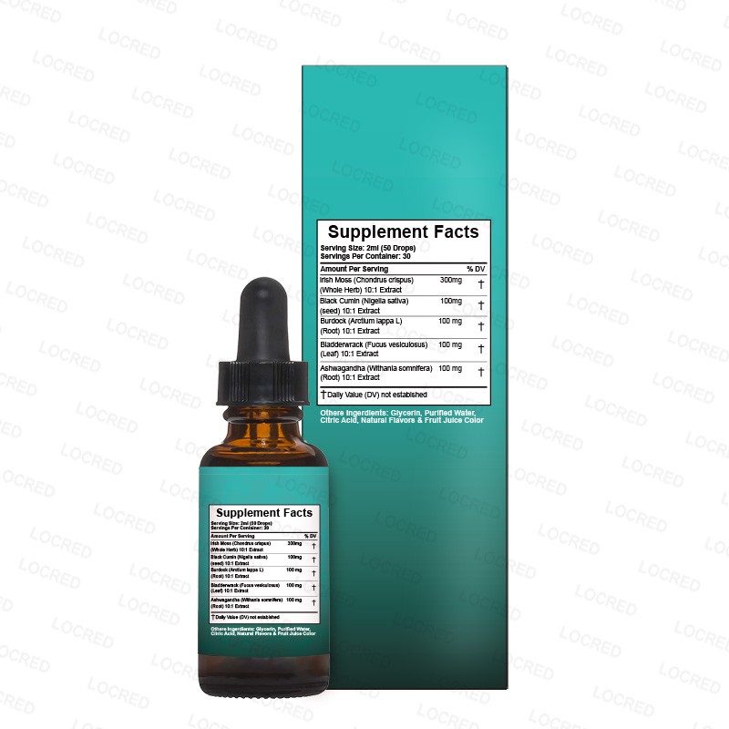 OEM Private Label Liquid Seaweed Extract Drops Customizable Plant Extract Product