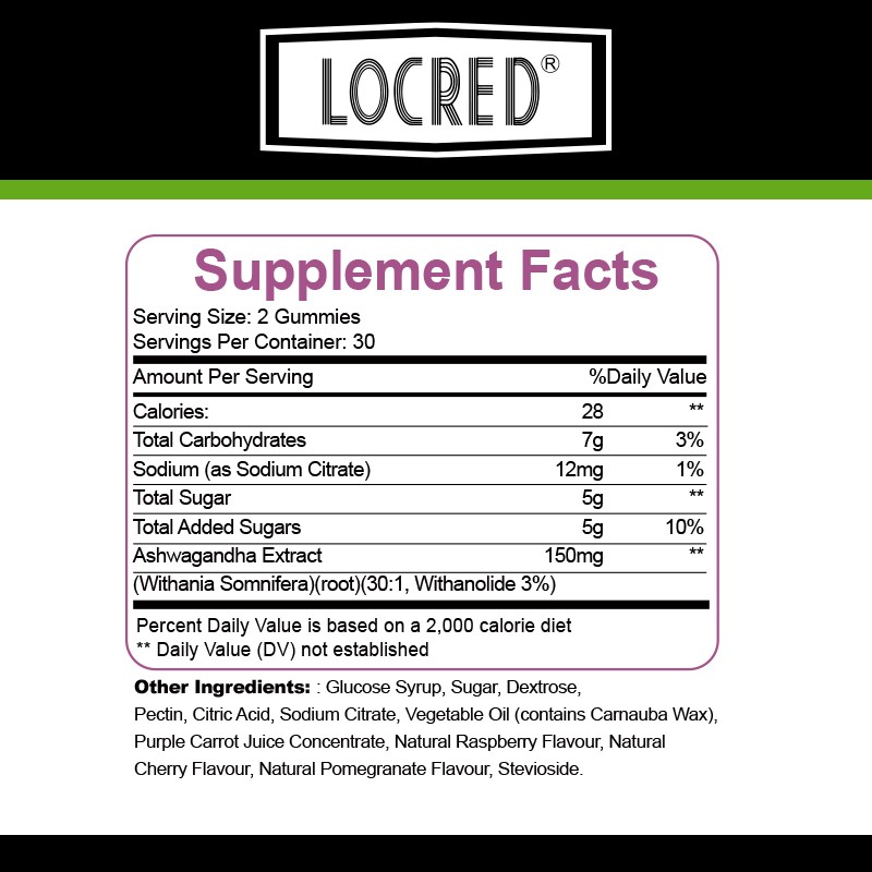 2 Pack Organic Ashwa Root Ashwagandha Gummies Immune Support Supplement for Adults Safe for Pregnant Women