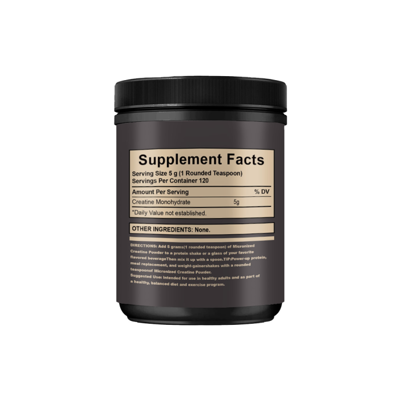 OEM Customizable Sports Nutrition Supplement Private Label Creatine Monohydrate Powder Sugar-Free Supports Energy