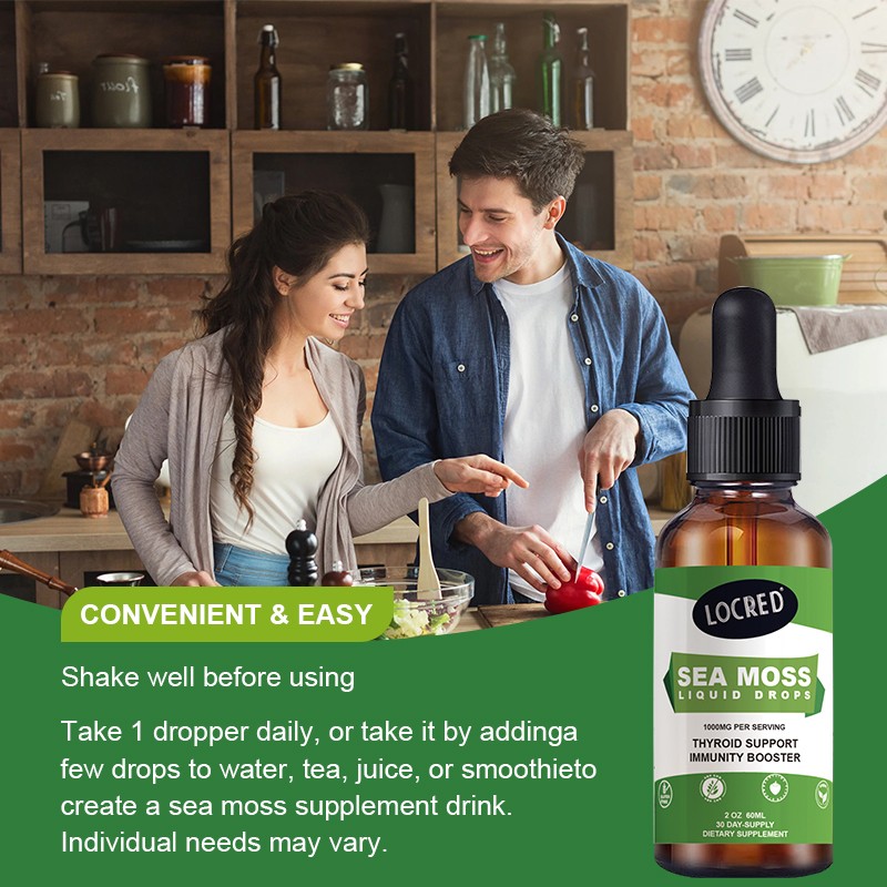Factory Direct Sea Moss Oral Liquid Drops Adult Joint and Immune Support Supplement with Multiple Benefits