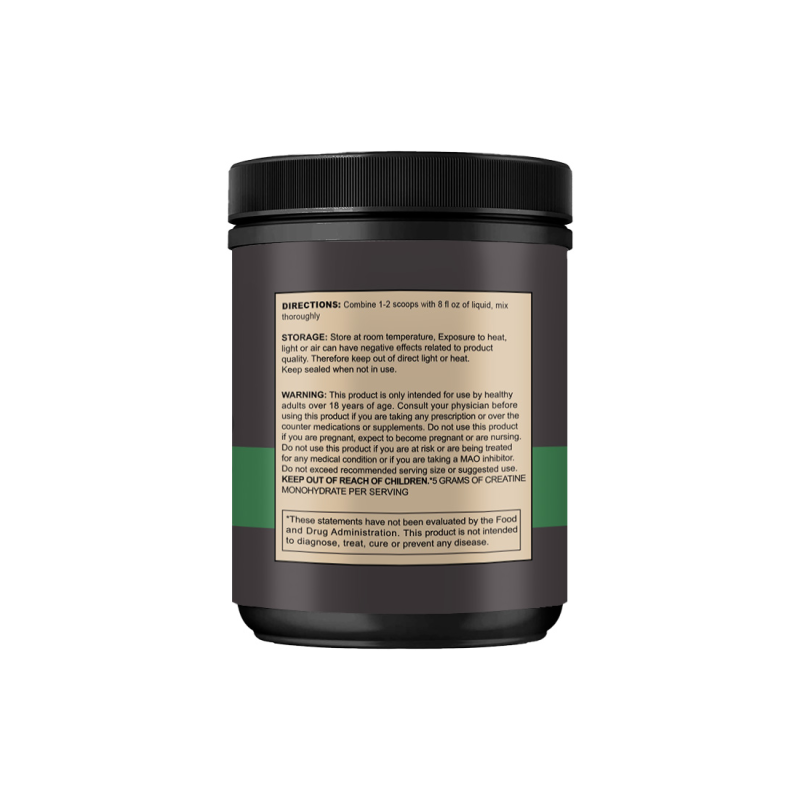 OEM Customizable Sports Nutrition Supplement Private Label Creatine Monohydrate Powder Sugar-Free Supports Energy