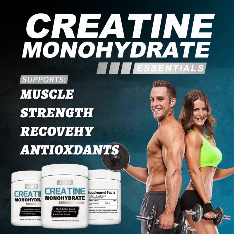 Quality Creatine Monohydrate Powder Rapid Absorption for Post Workout Recovery Muscle Builder Supplements for Men and Women