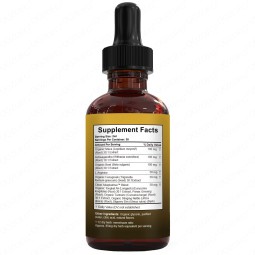 Hot Selling Custom Liquid Extract Supplement Drops Maca Root and Ashwagandha Private Label Plant-Based Supplement