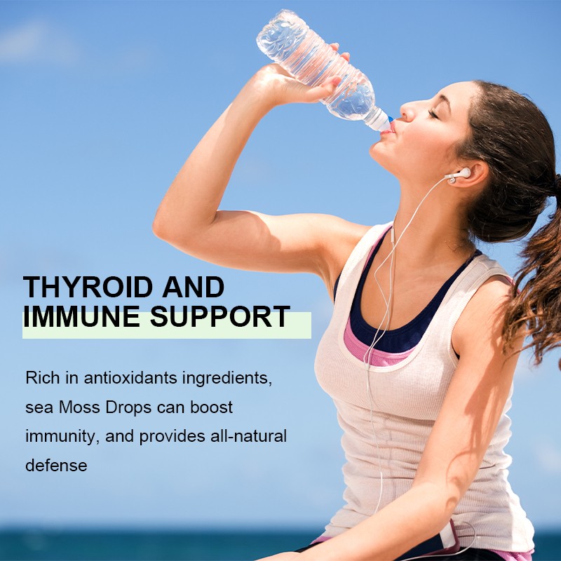 Hot Selling Oral Liquid Sea Moss Drops Multi-Beneficial Joint and Immune Support Supplement for Adults
