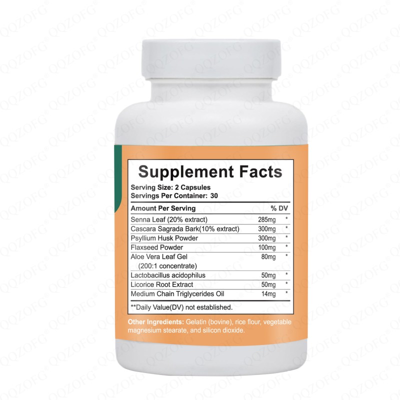 OEM Herbal Supplements for Gut Health Magnesium Berberine Vitamin D & Quercetin Capsules Colon Cleanse Formula