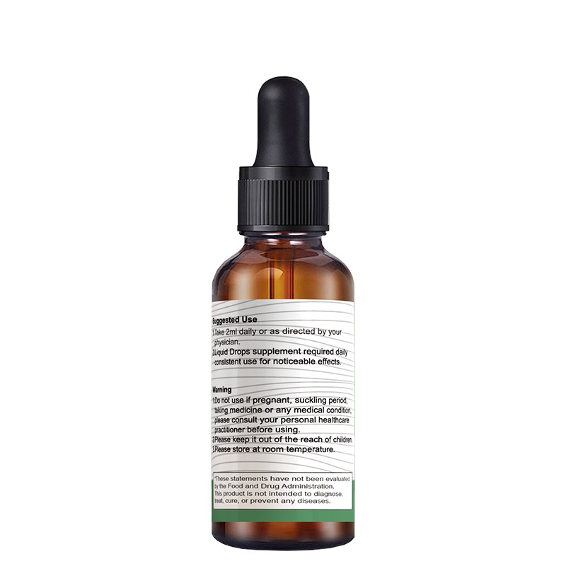 OEM/ODM Wholesale Licorice Root Extract Drops 2oz Alcohol-Free Vegan GNO-GMO Gluten-Free Bark Herbal Extract Customizable Labels