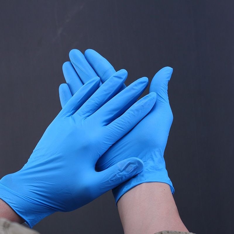 Nitrile Gloves Factory - Premium Custom Blue Elastic