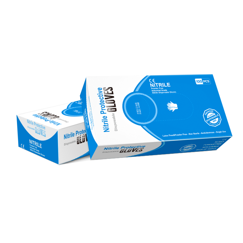 Nitrile Gloves Factory - Low Price Latex Free Blue