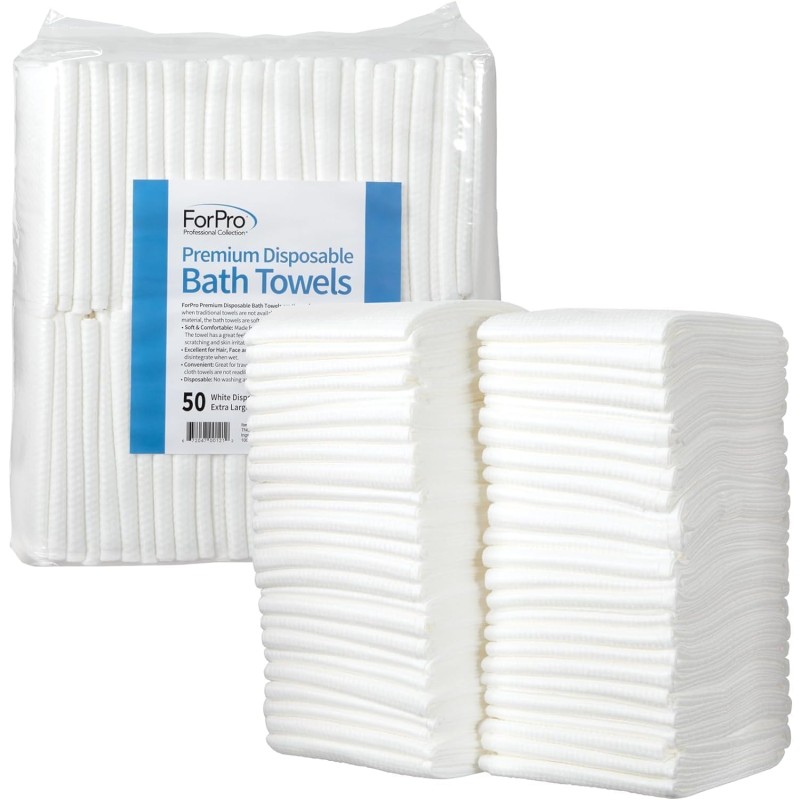 Bath Towels Manufacturer - Professional 50 Count White