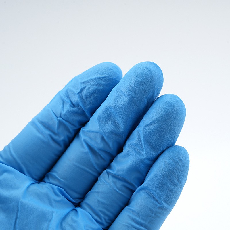 Nitrile Gloves Factory - Premium Custom Blue Elastic