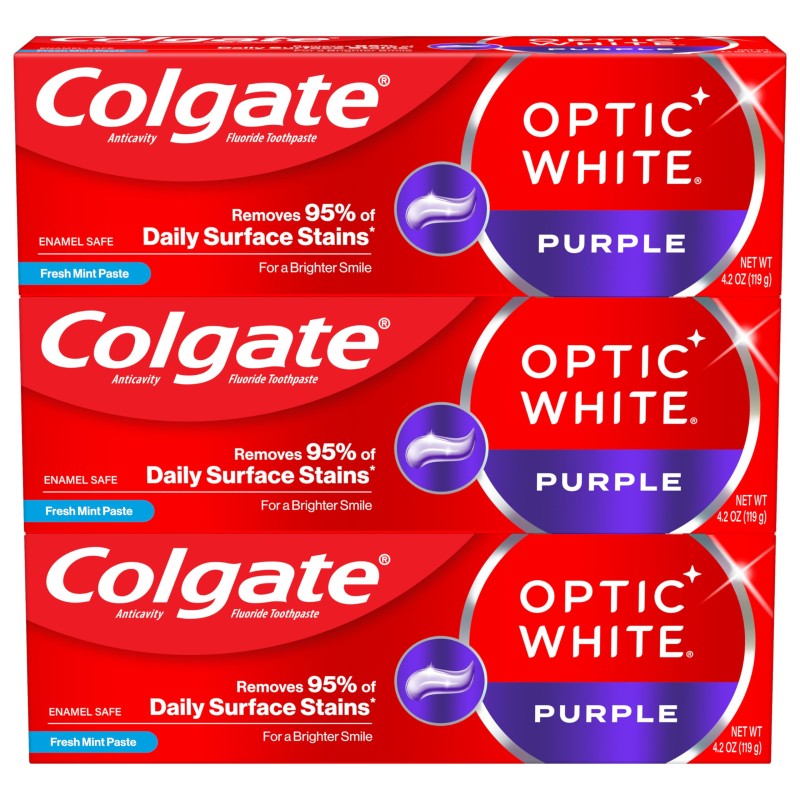 Toothpaste Manufacturer - Colgate Optic White Purple