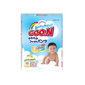 Baby Diapers Factory - GOO.N M-size Pants 60 Pieces Vitamin E