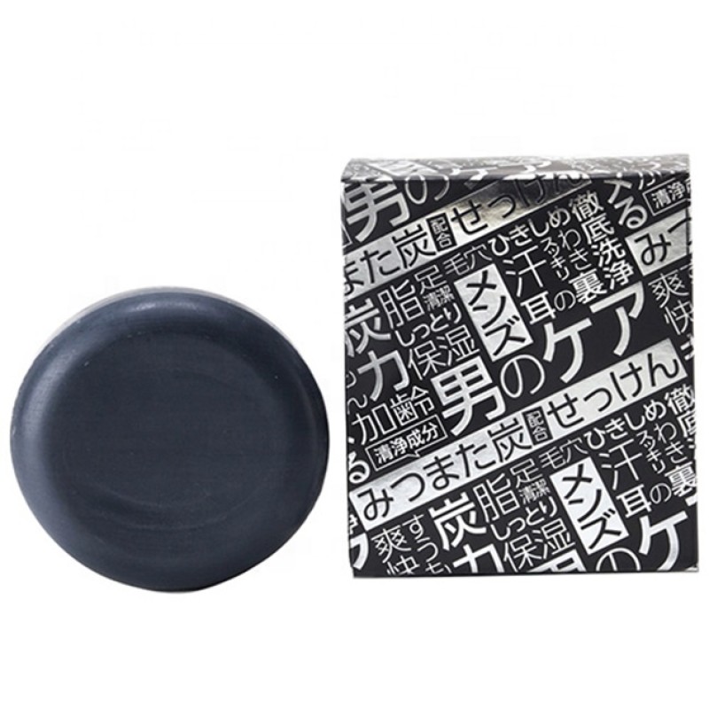 Charcoal Soap Factory - Mitsumata Charcoal Powder Black Soap