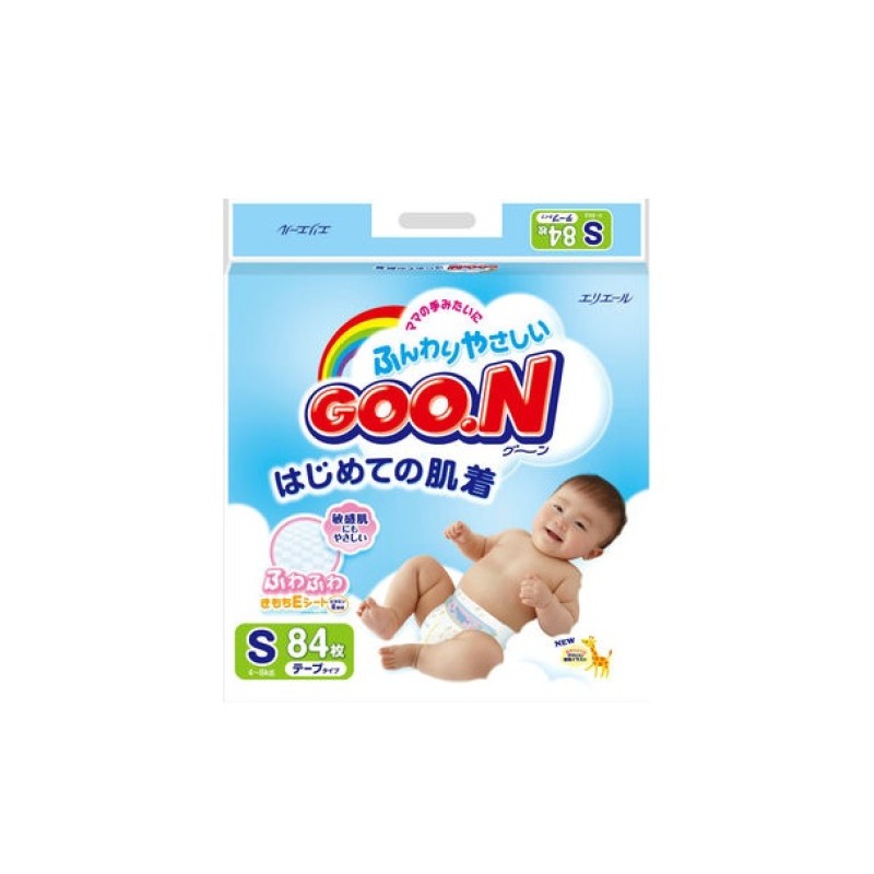 Baby Diapers Manufacturer - GOO.N S-Size 3D Leak Prevention Vitamin