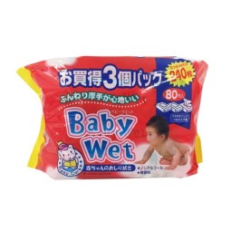 Baby Wipes Manufacturer - Aloe Vera Alcohol Free 80sheets 3pack
