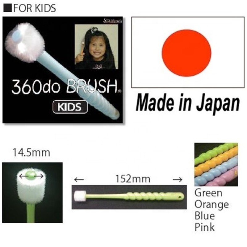 Toothbrush Manufacturer - Kids 360do Round Brush Popotan