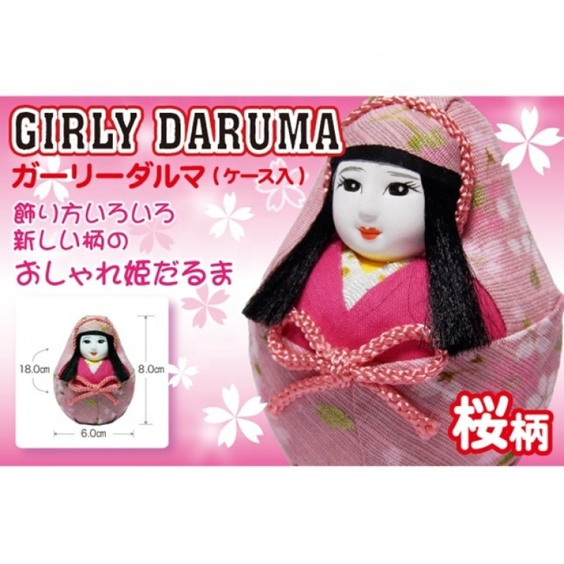 Doll Manufacturer - Hime-Daruma Flower Version Decoration