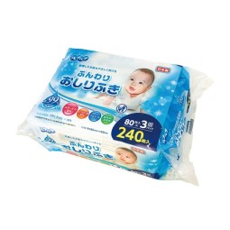Baby Wipes Manufacturer - 99% Water Milk Lotion 80sheets 3pack