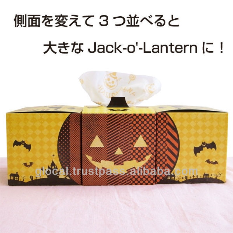 Facial Tissues Manufacturer - Halloween 2-Ply 120W Recycled Pulp