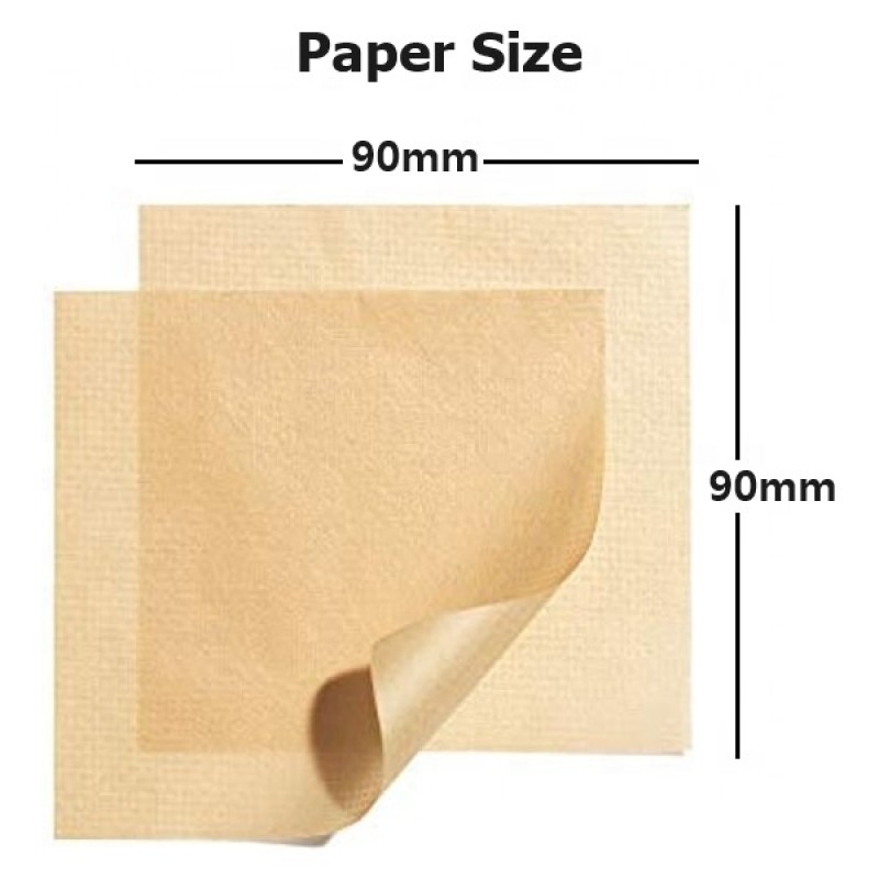 Oil Blotting Paper Factory - Natural Silk 40 Sheets 90x90mm Pink